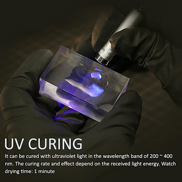 Dspiae Uv-g Uv-lys Hærdende Klar Lim Fp Torch