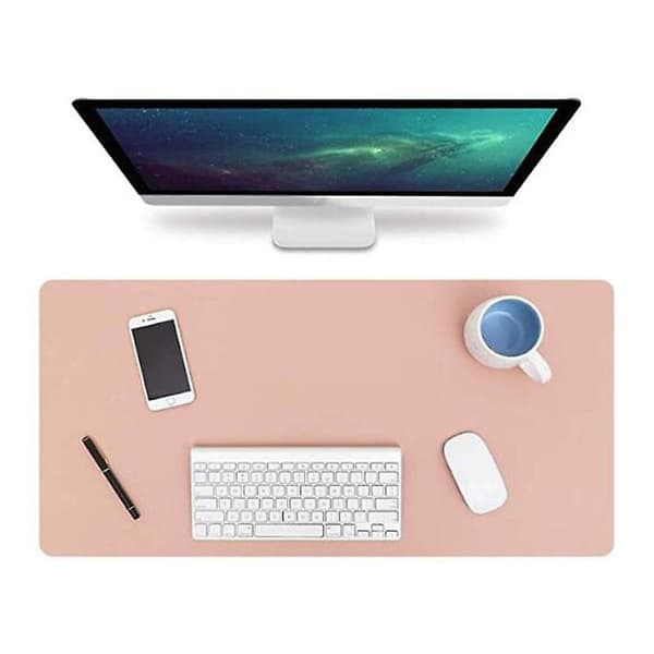 Bordsplade, Skrivebordsplade, 80 X 40cm Kunstlæder Bordsplade, Laptop Bordsplade, Vandafvisende