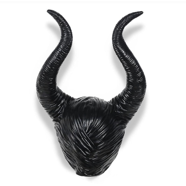 Halloween Maleficent Horns Pandebånd Cosplay Sort, onde Maleficent Headpiece Ornament, til kvinde/mand