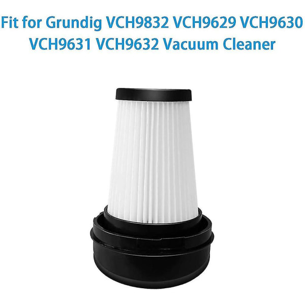 3-pack filter for Grundig Vch9832 Vch9629 Vch9630 Støvsuger--