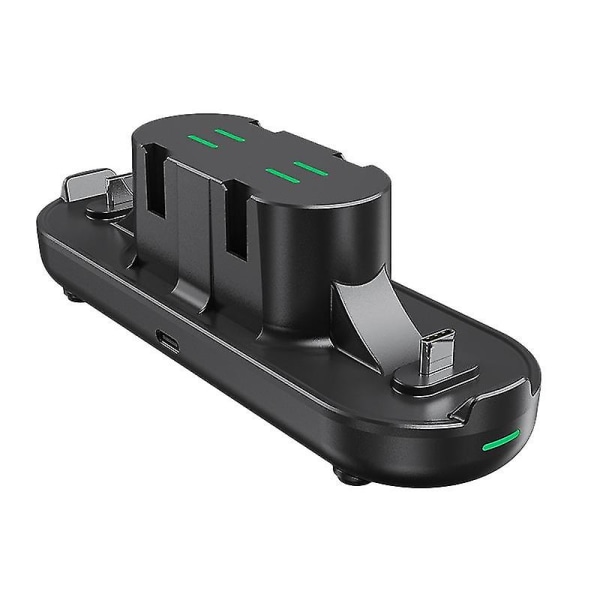 Controller-oplader, 6 i 1 opladningsdockstation til Nintend Switch med LED-opladningsindikator og Hy