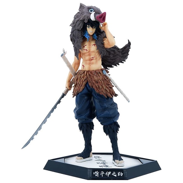 Demon Slayer Uzui Tengen Anime Figur Gk Hashibira Inosuke Douma Figurine Kimetsu No Yaiba Modell Pvc Staty Samlarleksak Present with Box Hashibira Inosuke