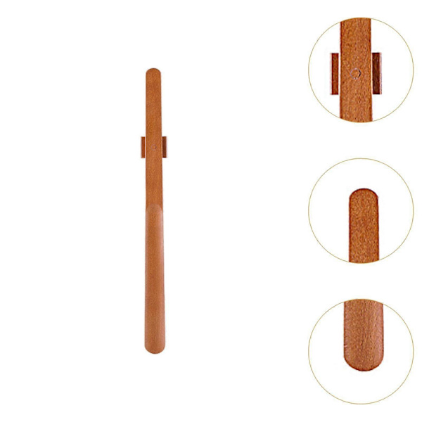 Kenkien Apuväline Pitkä Pitkävartinen Magneettipohjainen Kenkälusikka Vammaisille Lapsille Kantapää Beige Khaki 55cmx4cm