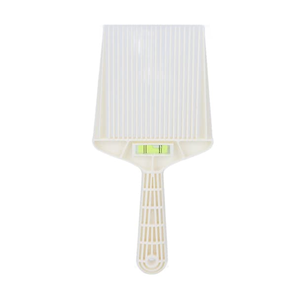 Barber Flat Top Comb Profesjonell Flat Top Comb med Nøyaktig Vannivå Hvit