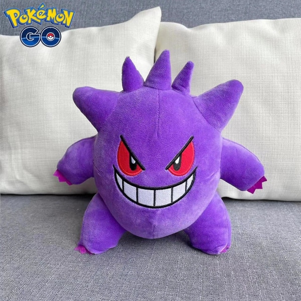 25-30cm Kawaii Ghost  Gastly Haunter Gengar Plyschleksak Fylld Anime Dekor Mjuk Docka Cartoon Soffa Kudde Söt Present Till Barn 25-30cm Haunter