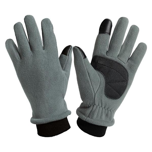 Fleece Termiska Handskar Höst Och Vinter Utomhus Herr Och Dam Termiska Handskar Pekskärm Handskar XS