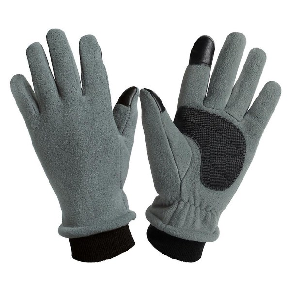 Fleece termiske handsker efterår og vinter udendørs termiske handsker til mænd og kvinder Touch screen handsker XS
