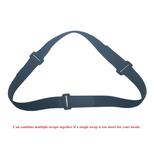 16-pak Velcro Nylon Strips Organizer Fasteners, 30cm x 2.5cm, Sort