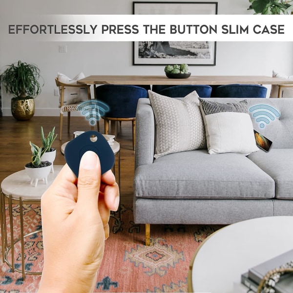 Silikonetui kompatibelt for Samsung Galaxy Smarttag med nøkkelring, anti-ripe Lett, mykt, beskyttende huddeksel for Galaxy Smarttag + P