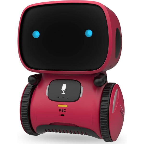 Interaktiva Smarta Robotleksaker, Robotleksaker på Engelska, Röststyrning & Beröringssensor, Dansa & Sjung & Gå, Inspelare & Prata Som Du Red