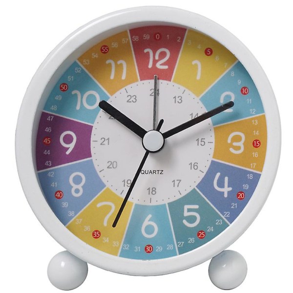 Learning Clock For Kids - Väggklockor för barn för sovrum White