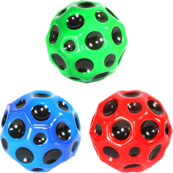 3-pack 7 cm diameter månboll, studsboll, liten vattenpoloboll, strandleksak för att kasta vattenspel, leka på studsmattan, skickas slumpmässigt