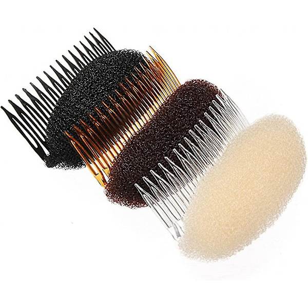 1 stk. Svart/brun farger å velge mellom Sjarmerende Bump It Up Volume Adds Do Beehive Hair Styler