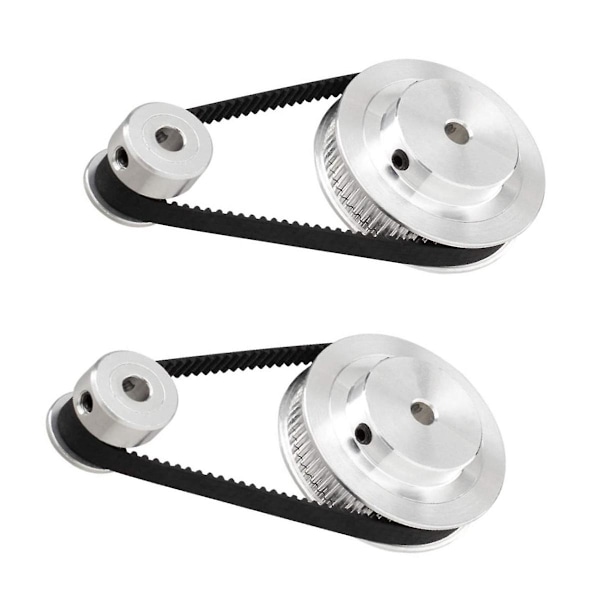 2 sett 2gt synkronhjul 20 60 tenner boring aluminium timing remskive Gt2 timing reimskive system