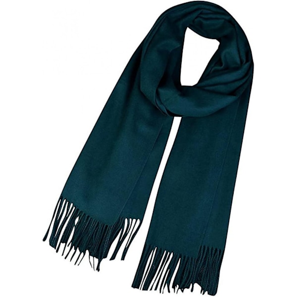 Dames Nye Vinter Varme Casual Sjal Solid Tassel Style Stoles