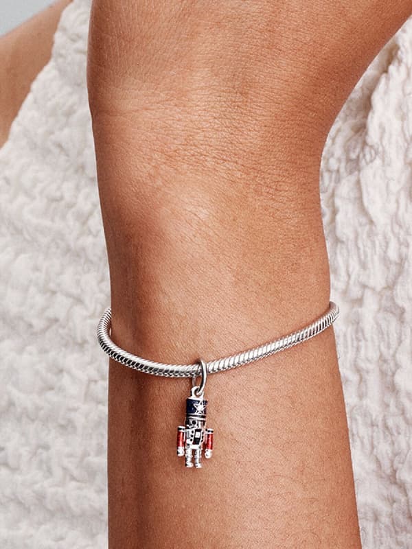 Pandora - Rörlig Nötknäppare Berlock - Sterlingsilver