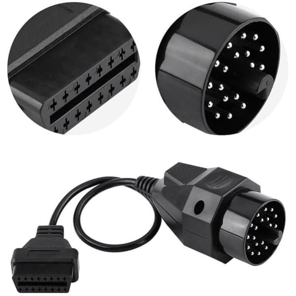 OBD2 20-stifts till 16-stifts skannerkabeladapter för E36 E38 E39 E46 E53 X5 Z3
