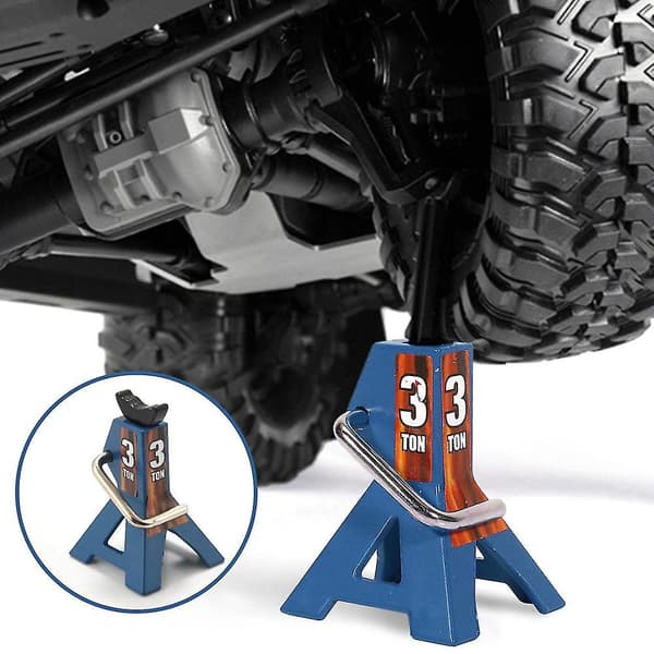 3 Ton Scale Jack Modell Axelstativ Lyft Leksaker Heavy Duty Support Fordon Golv spärr för Trx4 D90 C