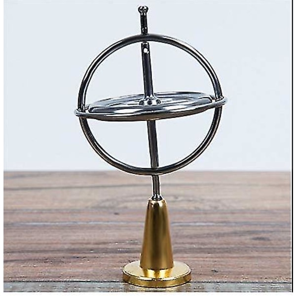 Antigravitasjonsgyroskop metall mekanisk gyrofysikk, gode gaveleker rekvisitter (sølv)