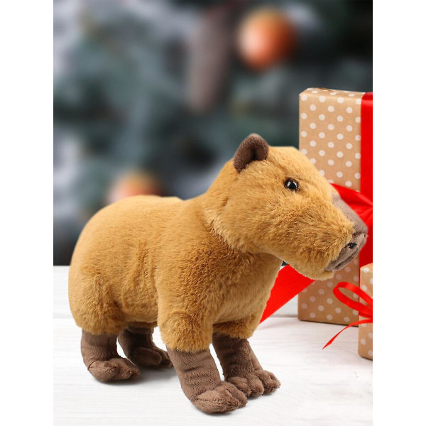 Realistisk Capybara Kosedyr Capybara Vektet Leke Simulering Myk Krypende Capybara Kosedyr