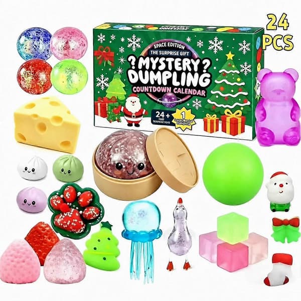 Squishy Bao Bun -joulukalenteri 2026 Red