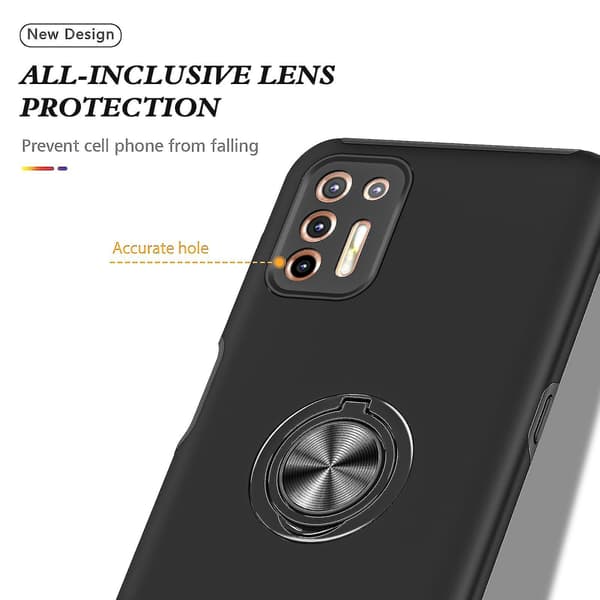 Til Motorola Moto G9 Plus Pc + Tpu Magnetisk Etui Black