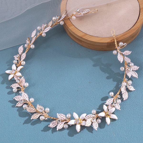 Rhinestones Pearl Decor Female Hairbands Hair Accessories With Dazzling Rhinestones For Woman Hair Styling Tools