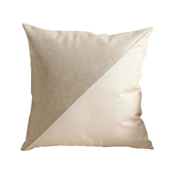 Pu Stitching Putetrekk-moderne Enkle Ins Wind Putetrekk-hjem Sofa Bil Putetrekk Stil1 45*45cm 45*45cm style2