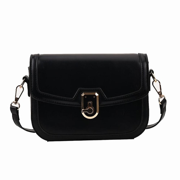 Crossbody-vesker for kvinner - Trendy designer skulderhåndveske med justerbar stropp black