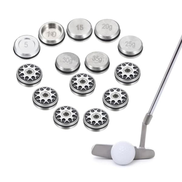 2 st golfvikter skruvar passar för Stroke Lab Putter klubbhuvuden Röd 5 grams