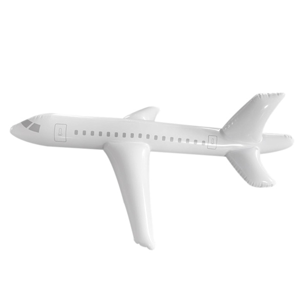 Super Cool Uppblåsbar Leksaksflygplan Stor Uppblåsbar Flygplansmodell för Barn 2M