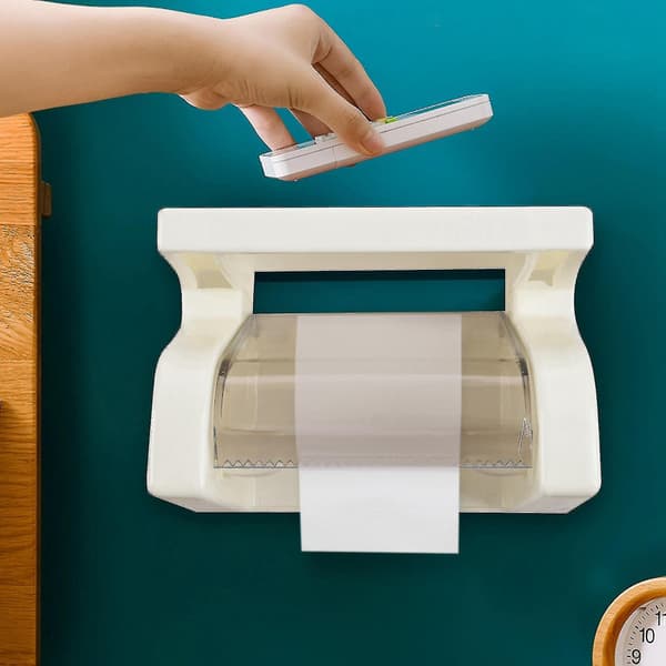 Toilet H Tissue Roll D Box Med Hyldeholder