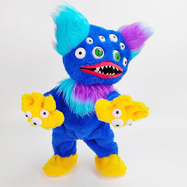 Elektrisk plys Burpee legetøj Multi-eyed Monster Poppy Playtime dukke dansende elektrisk legetøj