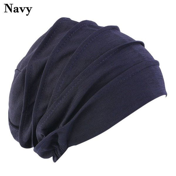 Kvinnors bomullsmössa Slouch Beanies Navy