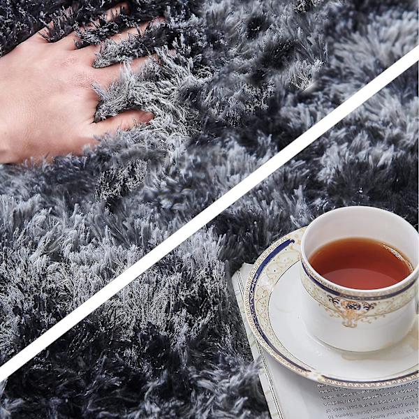 Super blød vinter varm tyk tæpper til stue plys tæppe børn soveværelse fluffy gulv hjem indretning shaggy måtte fløjl tæppe 40X60cm navy Blue