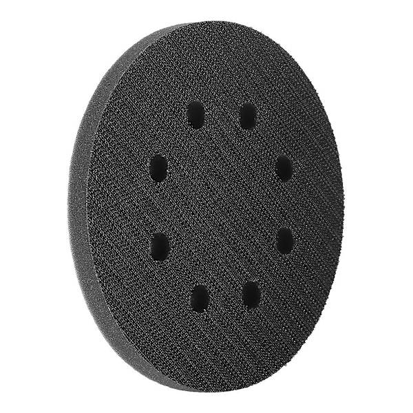 125mm diameter blød buffer svamp interface pude til slibepuder (8 huller)