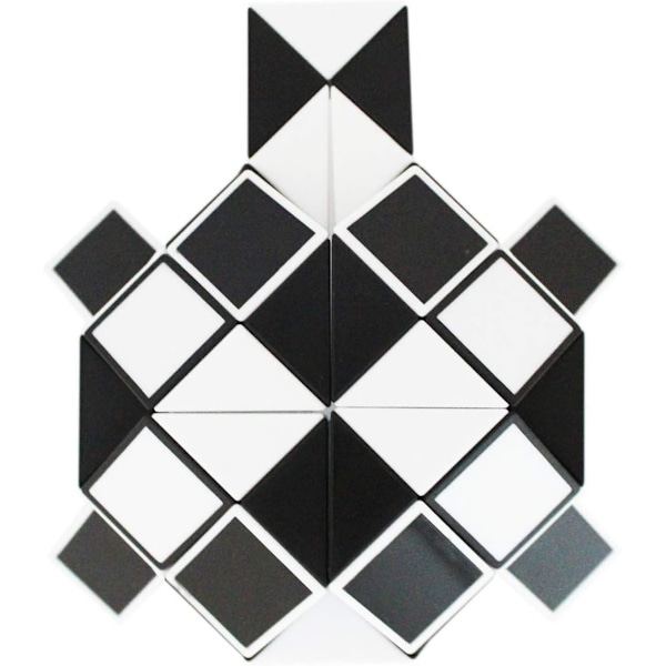 Magic Snake Cube Twist Puzzle 72 kilar Sensorisk Fidget Sock S