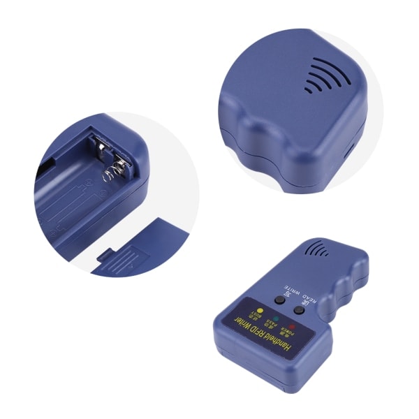 125KHz Håndholdt RFID-skriver/kopierer/leser/duplikator med 10 ID-koder