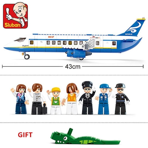 463pcs City Airport Airbus Aircraft Airplane Plane Brinquedos Avion Model Building Blocks Bricks Educational Toys For Children