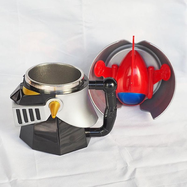 400 ml japansk anime kaffemugg med lock i rostfritt stål te mjölk mugg super robot great mazinger z termosmugg köksdryckesvaror hög kvalitet 400ml Style 3