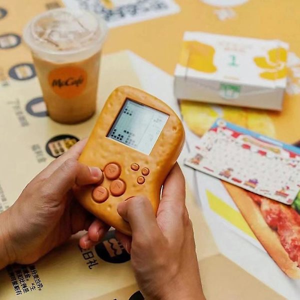 Mcdonald's Mcnuggets Spel Perifera Leksaker Tetris Handhållen Spelmaskin Figurer