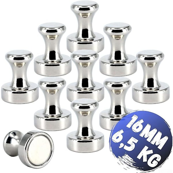 Kjøleskapsmagneter, Neodymmagneter Pin, Tavlemagnet Agnetiske Tommelknagger For Tavle Keglemagneter Supersterke Kalligrafi- Og Malingsmagnet Trykknapp