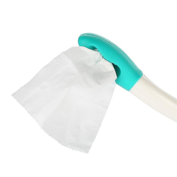 Toalett Self Wipe Aid Long Reach Wipe Tissue Grips Helper Paper Holder