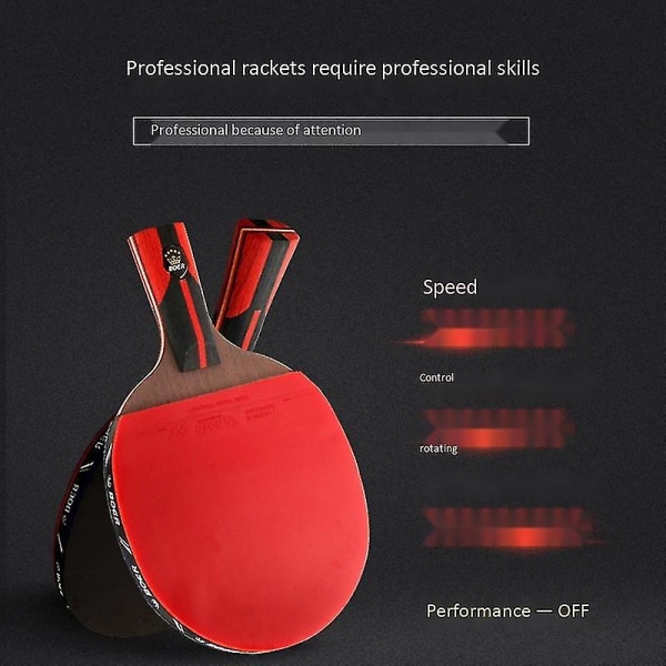 Ping Pong Padle Carbon Performance-niveau Bordtennis Ketsjer Til Turneringsspil Hy