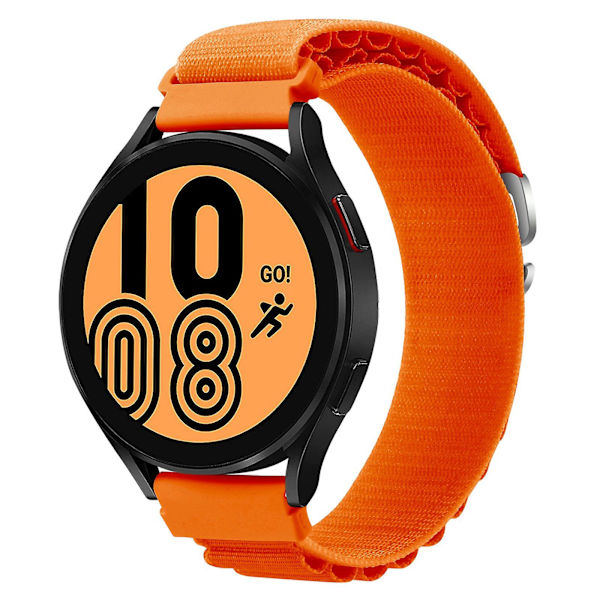 Udskiftningsarmbånd til Coros Pace 2 / Coros Apex 42mm, 20mm Universal Nylon Justerbar Urrem Orange