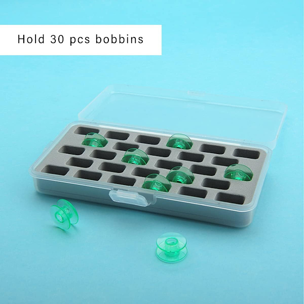 Bobbinholder Oppbevaringsboks, Syboks Trådarrangør Holder 30stk Bobbiner Tomme Bobbiner Spoler Boksarrangør, Bobbin Boksarrangør (Kun Boks)