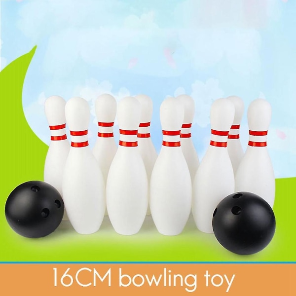Bowling bolde sæt indendørs udendørs multifunktionelt pædagogisk sportslegetøj børn bowling spil sæt barn