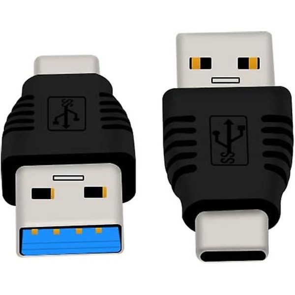 Typ-c hane till USB3.0 hane adapter USB C till USB A 5g 3a omvandlare, USB 3.1 Am till Cm stödjer datasynkronisering och laddning, lämplig för mobiltelefon