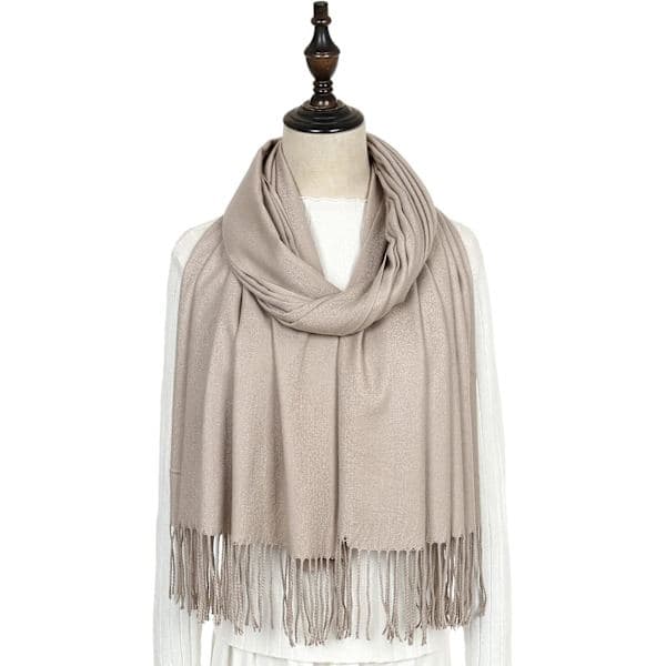 Dame Tørklæder Pashmina Sjaler og Wraps til Bryllup Tørklæder til Kvinder Vinter Camel Camel