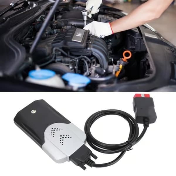 Ashata Bluetooth OBD-skanner för DS150E, Bluetooth OBD-skanner, multifunktionellt bildiagnostikverktyg för felkoder